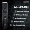 Kubra KB-1001 USB Fast charging, 90 min runtime, Adjustable 38 Length Setting, Ultra Sleek Beard Trimmer for Men (Black) Kubra KB-1001 USB Fast charging, 90 min runtime, Adjustable 38 Length Setting, Ultra Sleek Beard Trimmer for Men (Black)