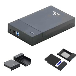 Live Tech 3.5/2.5 Inch SATA to USB 2.0 External Hard Drive Case for Laptop/Desktop/SSD HD (Hard Disk Not Included) (HDC05 USB 2.0)