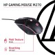 HP M270 Backlit USB Wired Gaming Mouse with 6 Buttons, 4-Speed Customizable 2400 DPI, Ergonomic Design, Breathing LED Lighting, Metal Scroll Wheel, Lightweighted / 3 Years Warranty (7ZZ87AA), Black