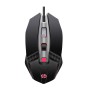 (Refurbished) HP M270 Backlit USB Wired Gaming Mouse with 6 Buttons, 4-Speed Customizable 2400 DPI, Ergonomic Design, Breathing LED Lighting, Metal Scroll Wheel, Lightweighted / 3 Years Warranty (7ZZ87AA), Black