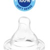 Chicco Teat Perfect 5 with Anti-Colic Effect, Nipple For Wide Neck Feeding Bottles, Food Flow, For Babies 5-6m+ (Pack of 2) Chicco Teat Perfect 5 with Anti-Colic Effect, Nipple For Wide Neck Feeding Bottles, Food Flow, For Babies 5-6m+ (Pack of 2)