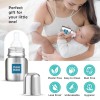 Mee Mee Baby Steel Feeding Bottle 120ml | Baby Milk Bottle with Advanced Anti Colic Valve, BPA Free, Soft Silicone Teat, Slim Neck for Babies/Infants/Newborns of 0-2 Years