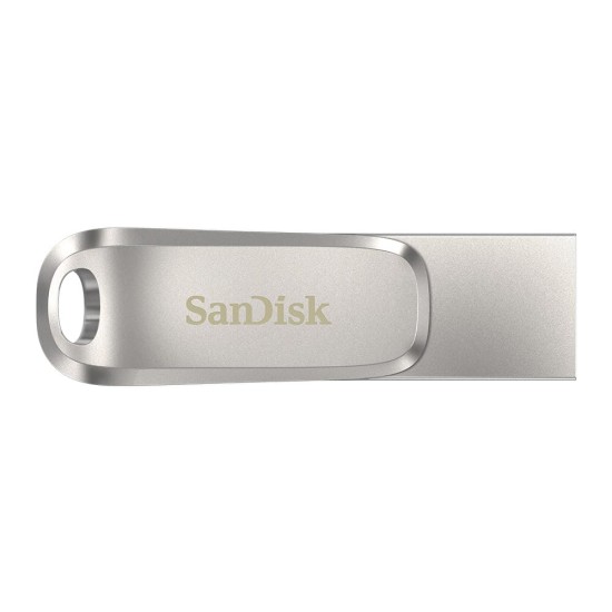 SanDisk 64GB Ultra Dual Drive Luxe Type USB C Flash Drive (5Y - SDDDC4-064G-I35, Silver)