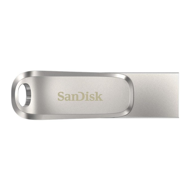 SanDisk 64GB Ultra Dual Drive Luxe Type USB C Flash Drive (5Y - SDDDC4-064G-I35, Silver) SanDisk 64GB Ultra Dual Drive Luxe Type USB C Flash Drive (5Y - SDDDC4-064G-I35, Silver)