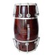 GT manufacturers Wood Dholak Musical Instrument Drum Nuts N Bolt Dholak-Brown