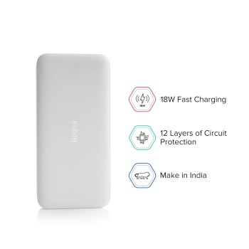 (Refurbished) Redmi 20000mAh Power Bank (White) (Refurbished) Redmi 20000mAh Power Bank (White)