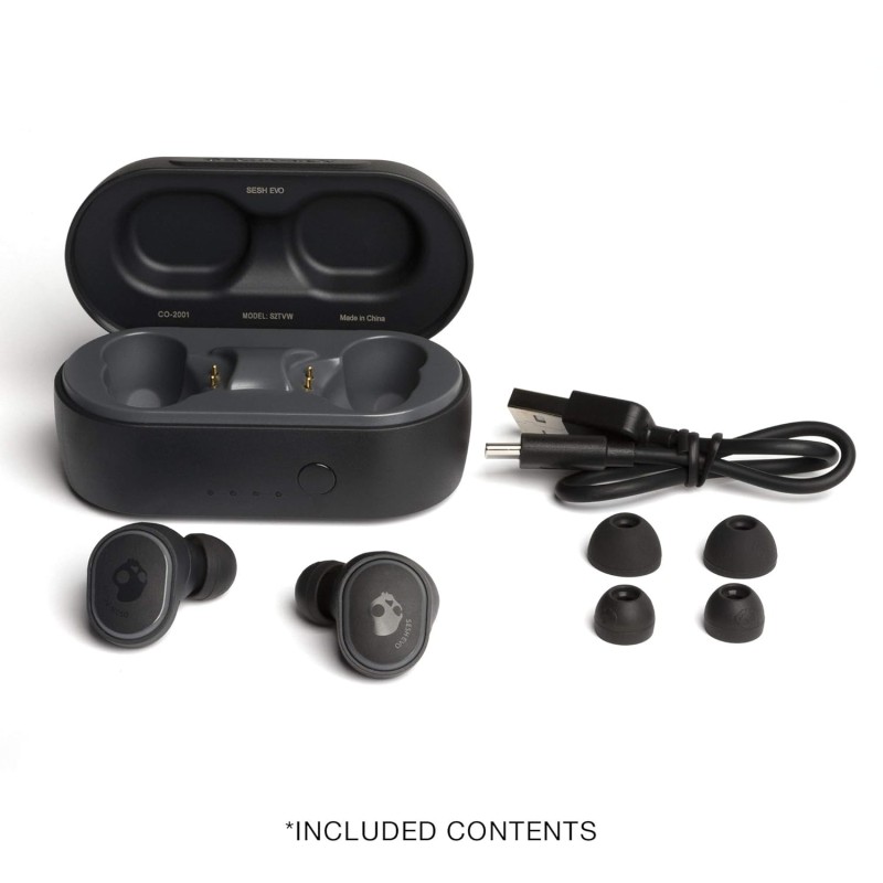 Skullcandy Sesh Evo Truly Wireless Bluetooth in Ear Earbuds with Mic (Black) Skullcandy Sesh Evo Truly Wireless Bluetooth in Ear Earbuds with Mic (Black)