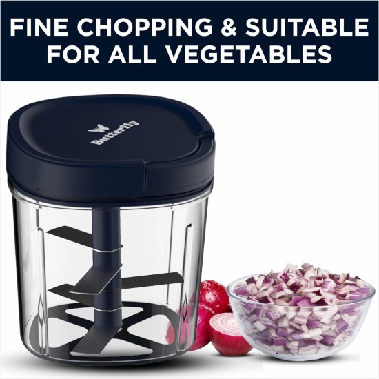 Butterfly Premium Vegetable Chopper 900 Ml, Blue