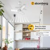 atomberg Renesa 600mm BLDC Ceiling Fan with Remote Control | BEE 5 star Rated Energy Efficient Ceiling Fan | High Air Delivery with LED Indicators atomberg Renesa 600mm BLDC Ceiling Fan with Remote Control | BEE 5 star Rated Energy Efficient Ceiling Fan | High Air Delivery with LED Indicators