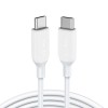 Anker Powerline III USB C to C 100W 6ft Charging Cable for iPhone 15/15 Pro, iPad Mini 6, iPad Air 4, MacBook Pro, Samsung Galaxy S23+/S23 Ultra (White) Anker Powerline III USB C to C 100W 6ft Charging Cable for iPhone 15/15 Pro, iPad Mini 6, iPad Air 4, MacBook Pro, Samsung Galaxy S23+/S23 Ultra (White)