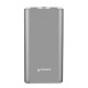 Gionee 10000mAh Li-Polymer Slim Design Power Bank with Power Indicators and 2 Output Ports (Fast Charging, 12W) PB10K2 (Metallic Blue)