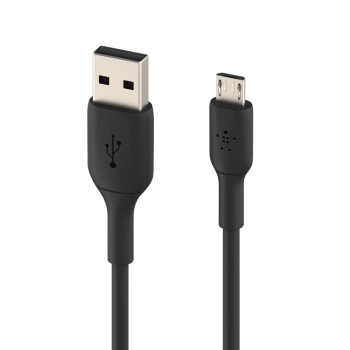 Belkin USB-A to Micro USB Charging Cable for Android Phones and Tablets (3.3 Feet/1 Meter, Black) Belkin USB-A to Micro USB Charging Cable for Android Phones and Tablets (3.3 Feet/1 Meter, Black)