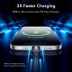 ESR USB C to Lightning Cable, 10ft Nylon MFi Certified Fast Charging Cable Compatible with iPhone 14/14 Plus/14 Pro/14 Pro Maxet Series 13/12/11/SE/XR/XS/X/8, iPad 9/8/7/Air 3, Black