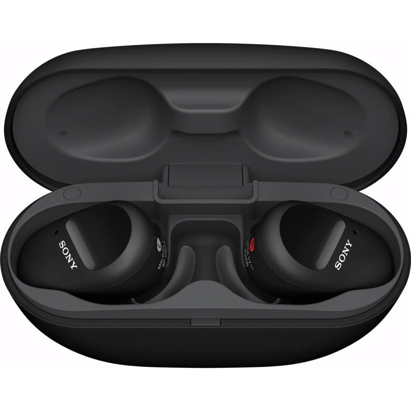 Sony WF-SP800N Bluetooth Truly Wireless in Ear Earbuds with Mic (Black) Sony WF-SP800N Bluetooth Truly Wireless in Ear Earbuds with Mic (Black)