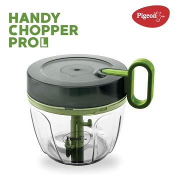 Pigeon Large Handy and Compact Chopper with 3 Blades for effortlessly Chopping Vegetables and Fruits (Multicolor, 650 ml, 14516) Pigeon Large Handy and Compact Chopper with 3 Blades for effortlessly Chopping Vegetables and Fruits (Multicolor, 650 ml, 14516)