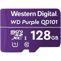 Western Digital WD Purple 128GB Surveillance and Security Camera Memory Card for CCTV & WiFi Cameras (WDD0128G1P0C)