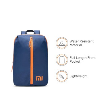 Mi Step Out 12 L Mini Backpack (Small Size, Dark Blue, Water Repellant) Mi Step Out 12 L Mini Backpack (Small Size, Dark Blue, Water Repellant)