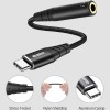 ESR USB Type-C to 3.5mm Female Headphone Jack Adapter,USB-C to Aux Audio Dongle Cable Compatible ESR USB Type-C to 3.5mm Female Headphone Jack Adapter,USB-C to Aux Audio Dongle Cable Compatible