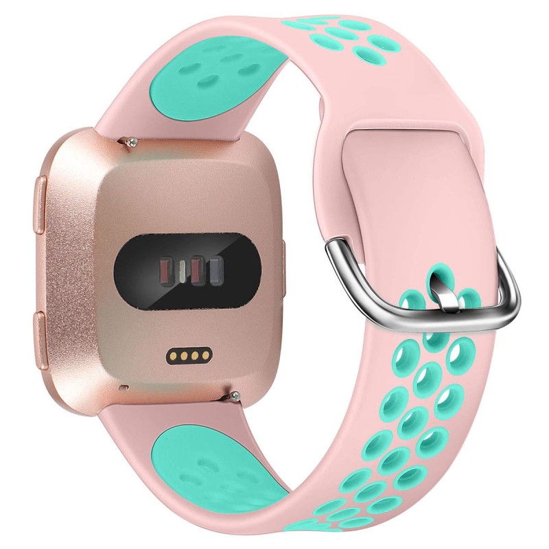 Compatible with Fitbit Versa/Versa 2/Versa Lite Sport Bands Soft Silicone Sport Watch Strap Bracelet Wristbands Women Man for Versa Watch XMUXI- 61021 (Watch is NOT Included) (Size Large,#7) Compatible with Fitbit Versa/Versa 2/Versa Lite Sport Bands Soft Silicone Sport Watch Strap Bracelet Wristbands Women Man for Versa Watch XMUXI- 61021 (Watch is NOT Included) (Size Large,#7)