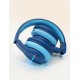 iClever Bluetooth Headphones with Mic, Headphones for Kids with 74/85/94dB Volume Limited Over The Ear Headset, 40H Playtime, Bluetooth 5.0, BTH12 Headphones for Boys Children Headphones, Blue