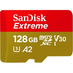 SanDisk 128GB Extreme for Mobile Gaming microSD UHS-I Card - C10, U3, V30, 4K, A2, Micro SD - SDSQXA1-128G-GN6GN