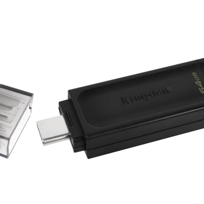 Kingston DataTraveler 70 64GB Portable and Lightweight USB-C flashdrive with USB 3.2 Gen 1 speeds DT70/64GB Kingston DataTraveler 70 64GB Portable and Lightweight USB-C flashdrive with USB 3.2 Gen 1 speeds DT70/64GB