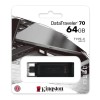 Kingston DataTraveler 70 64GB Portable and Lightweight USB-C flashdrive with USB 3.2 Gen 1 speeds DT70/64GB Kingston DataTraveler 70 64GB Portable and Lightweight USB-C flashdrive with USB 3.2 Gen 1 speeds DT70/64GB