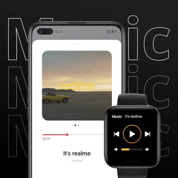 realme Fashion Watch 3.56 cm (1.4") Large HD Color Display, Full Touch Screen, SpO2, Continuous Heart Rate Monitor, Black, Free Size (RMA161) realme Fashion Watch 3.56 cm (1.4") Large HD Color Display, Full Touch Screen, SpO2, Continuous Heart Rate Monitor, Black, Free Size (RMA161)
