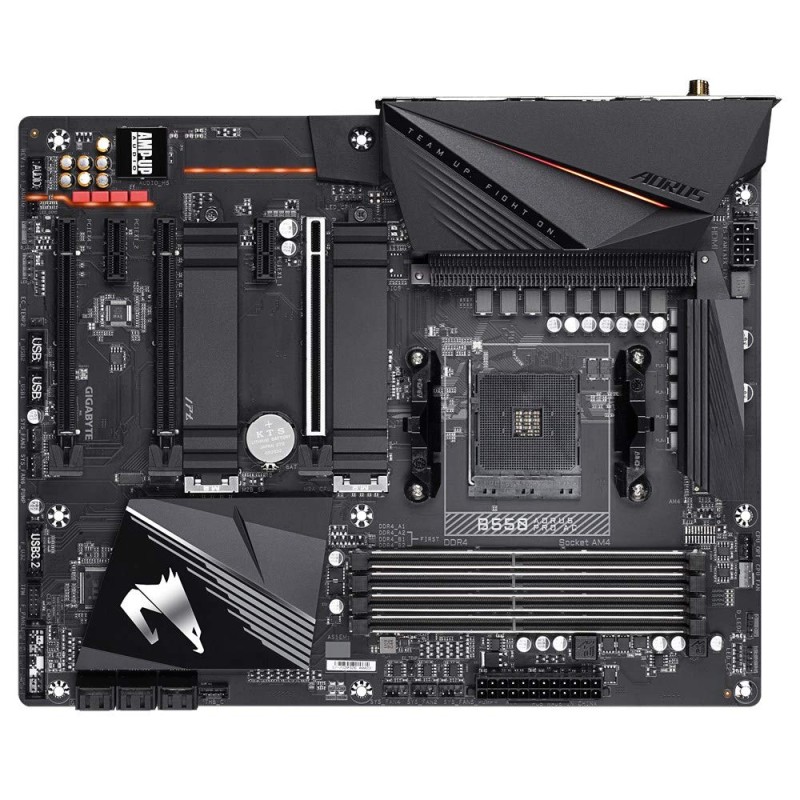 GIGABYTE B550 AORUS PRO AC Motherboard with True 12+2 Phases Digital VRM, Intel 802.11ac Wireless, 2.5GbE LAN, RGB Fusion 2.0, Q-Flash Plus GIGABYTE B550 AORUS PRO AC Motherboard with True 12+2 Phases Digital VRM, Intel 802.11ac Wireless, 2.5GbE LAN, RGB Fusion 2.0, Q-Flash Plus