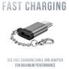 Dyazo 2.4 amp Micro USB to Type C Adapter / Micro USB to Type C Converter Charging and Data Sync - Compatible with Galaxy S10 S9 S8 Plus,Note 9 8,Pixel 3 2 XL,LG V35 V30 G7 G6 & Other Type c Devices