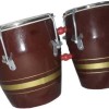 GT manufacturers Professional Two Piece Hand Made Wooden Bango Drum Set (Brown) GT manufacturers Professional Two Piece Hand Made Wooden Bango Drum Set (Brown)