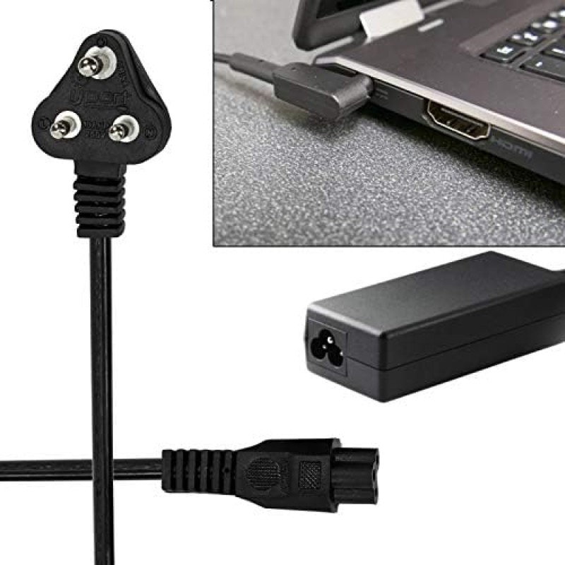 Storite UPort 1.8 Meter 3 Pin Laptop Power Cable Cord 18AWG Universal AC Replacement Power Cord for Laptop (Black) Storite UPort 1.8 Meter 3 Pin Laptop Power Cable Cord 18AWG Universal AC Replacement Power Cord for Laptop (Black)
