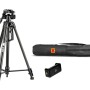 Kodak T211 Tripod for DSLR, Camera |Operating Height: 5.1 Feet | Maximum Load Capacity up to 5kg | Portable Lightweight Aluminum Tripod with 360 Degree Ball Head | Carry Bag Included (Black)