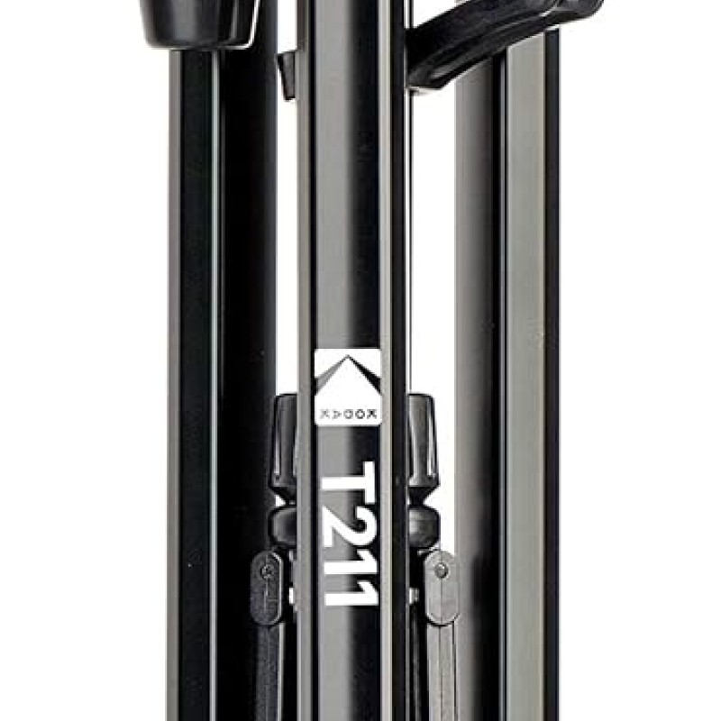 Kodak T211 Tripod for DSLR, Camera |Operating Height: 5.1 Feet | Maximum Load Capacity up to 5kg | Portable Lightweight Aluminum Tripod with 360 Degree Ball Head | Carry Bag Included (Black)