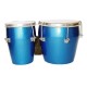 GT manufacturers Professional Two Piece Hand Made Wooden Bango Drum (Blue)