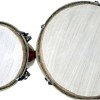 GT manufacturers Professional Two Piece Hand Made Wooden Bango Drum (Red)