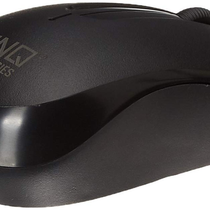 Zinq Technologies 818W 2.4 Ghz Wireless Mouse with 1600DPI for Laptop and Desktop with 2xAAA Duracell Batteries Included (Black) - USB