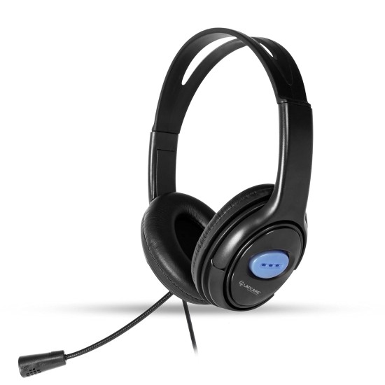 Lapcare LWS-004 Wired Over Ear Headphone with Mic (Black)