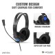 Lapcare LWS-004 Wired Over Ear Headphone with Mic (Black)