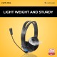 Lapcare LWS-004 Wired Over Ear Headphone with Mic (Black)