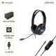 Lapcare LWS-004 Wired Over Ear Headphone with Mic (Black)