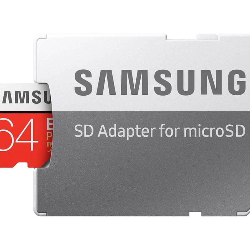 Samsung EVO Plus 64GB microSDXC UHS-I 100MB/s Full HD & 4K UHD Memory Card with Adapter (MB-MC64HA)