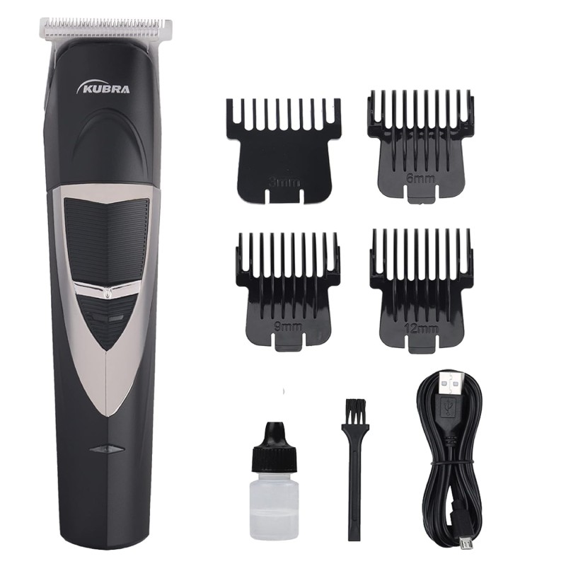 Kubra KB-2028 Rechargeable Cordless 50 Minutes Runtime Hair and Beard Trimmer for Men (Black) Kubra KB-2028 Rechargeable Cordless 50 Minutes Runtime Hair and Beard Trimmer for Men (Black)