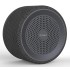 Photron P10 FAB 3W Nordic Fabric Wireless Surround Sound Super Bass Portable Bluetooth Speaker with Mic, Black