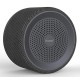 Photron P10 FAB 3W Nordic Fabric Wireless Surround Sound Super Bass Portable Bluetooth Speaker with Mic, Black