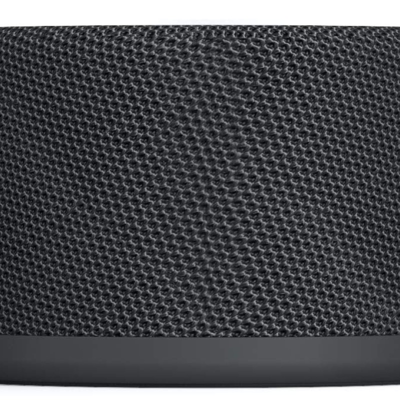 Photron P10 FAB 3W Nordic Fabric Wireless Surround Sound Super Bass Portable Bluetooth Speaker with Mic, Black
