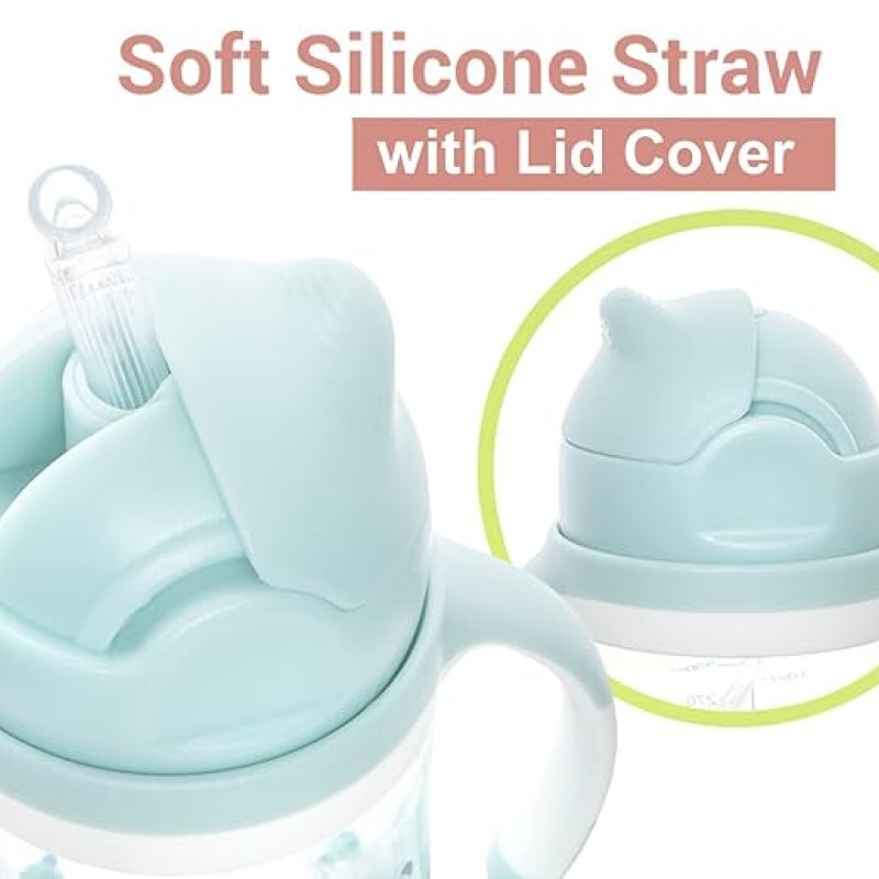 R for Rabbit Premium Bubble Baby Sipper |10 fl oz | Anti Spill Sippy Cup with Soft Silicone Straw BPA Free & Non Toxic for Baby/Kids of 9+ Months - (300 ml Blue) R for Rabbit Premium Bubble Baby Sipper |10 fl oz | Anti Spill Sippy Cup with Soft Silicone Straw BPA Free & Non Toxic for Baby/Kids of 9+ Months - (300 ml Blue)