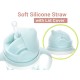 R for Rabbit Premium Bubble Baby Sipper |10 fl oz | Anti Spill Sippy Cup with Soft Silicone Straw BPA Free & Non Toxic for Baby/Kids of 9+ Months - (300 ml Blue)