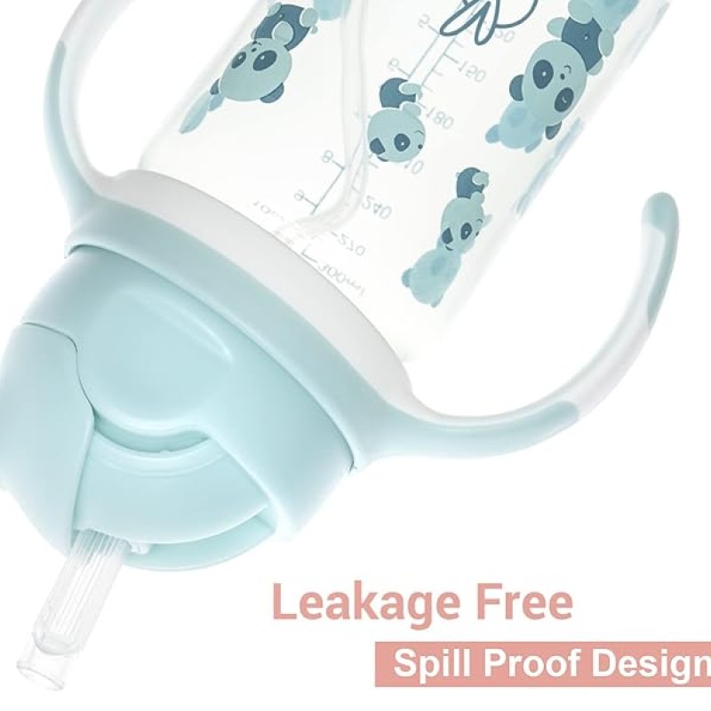 R for Rabbit Premium Bubble Baby Sipper |10 fl oz | Anti Spill Sippy Cup with Soft Silicone Straw BPA Free & Non Toxic for Baby/Kids of 9+ Months - (300 ml Blue) R for Rabbit Premium Bubble Baby Sipper |10 fl oz | Anti Spill Sippy Cup with Soft Silicone Straw BPA Free & Non Toxic for Baby/Kids of 9+ Months - (300 ml Blue)