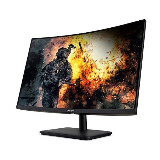 AOPEN 27HC5R Pbiipx 27" 1500R Curved Full HD (1920 x 1080) VA Gaming Monitor with AMD Radeon FREESYNC Premium Technology, 165Hz (Display Port & 2 x HDMI Ports), Black